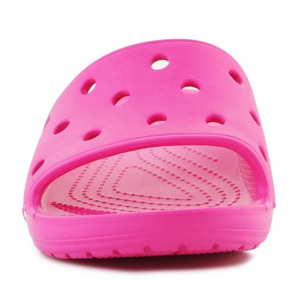 Flops Openwork Flops da donna Crocs Classic Slide 206121-6ub rosa 1