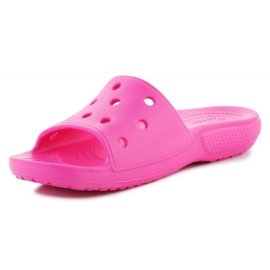 Flops Openwork Flops da donna Crocs Classic Slide 206121-6ub rosa 2