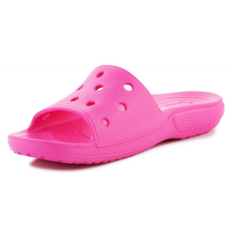 Flops Openwork Flops da donna Crocs Classic Slide 206121-6ub rosa 2
