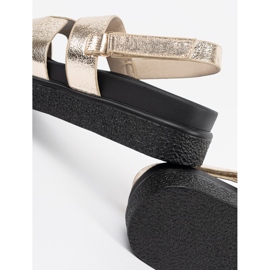 Goodin Sandali classici sulla piattaforma d'oro 1