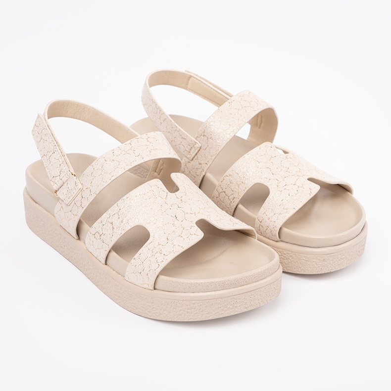 Goodin Sandali classici sulla piattaforma beige 1