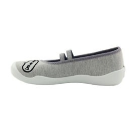 Befado scarpe per bambini ballerine pantofole 116Y235 grigio 2