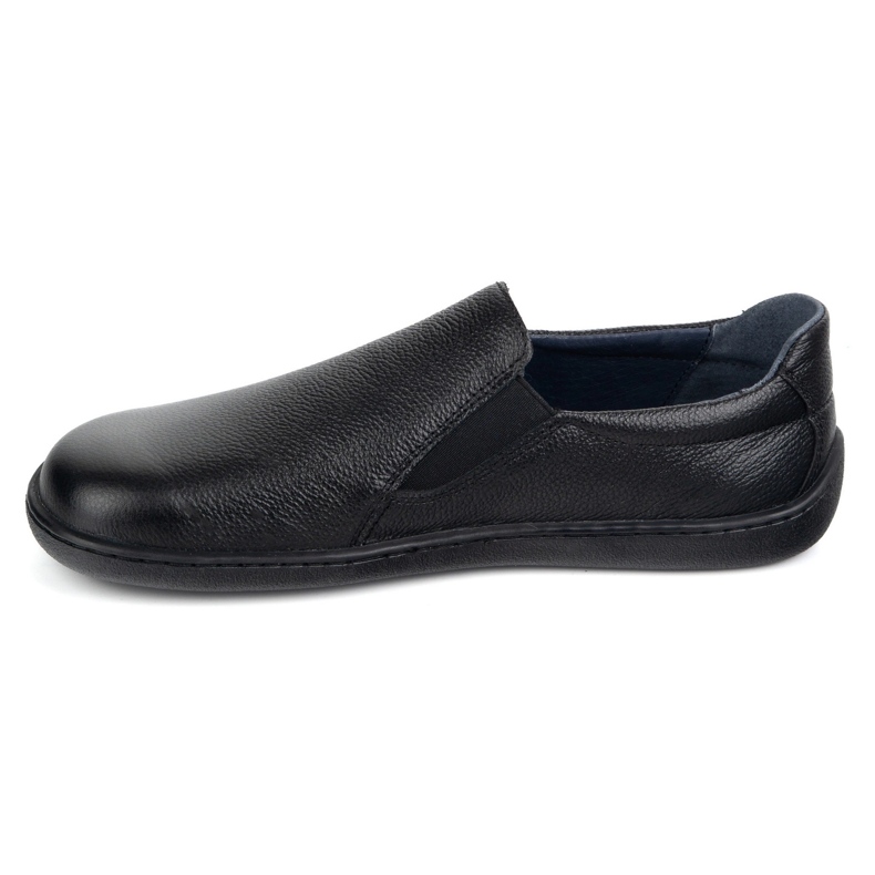 Scarpe da donna in pelle a piedi nudi slippato Pollonus 5-1308-026 Verona nera nero 1