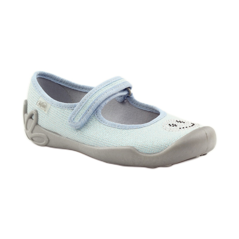 Ciabatte ballerine Befado 114y289 Emoticon blu 1