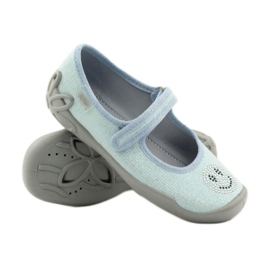 Ciabatte ballerine Befado 114y289 Emoticon blu 3