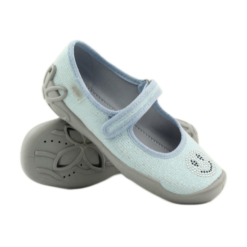 Ciabatte ballerine Befado 114y289 Emoticon blu 3