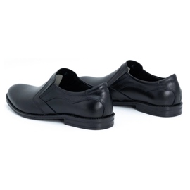 Olivier Eleganti scarpe da uomo in pelle 283LU nere nero 4