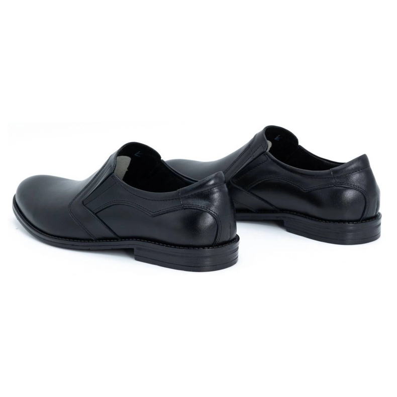 Olivier Eleganti scarpe da uomo in pelle 283LU nere nero 4