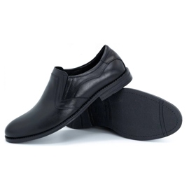 Olivier Eleganti scarpe da uomo in pelle 283LU nere nero 2