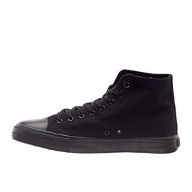 Big Star Scarpe da uomo ad alta stella ff174550 sneaker nere 1