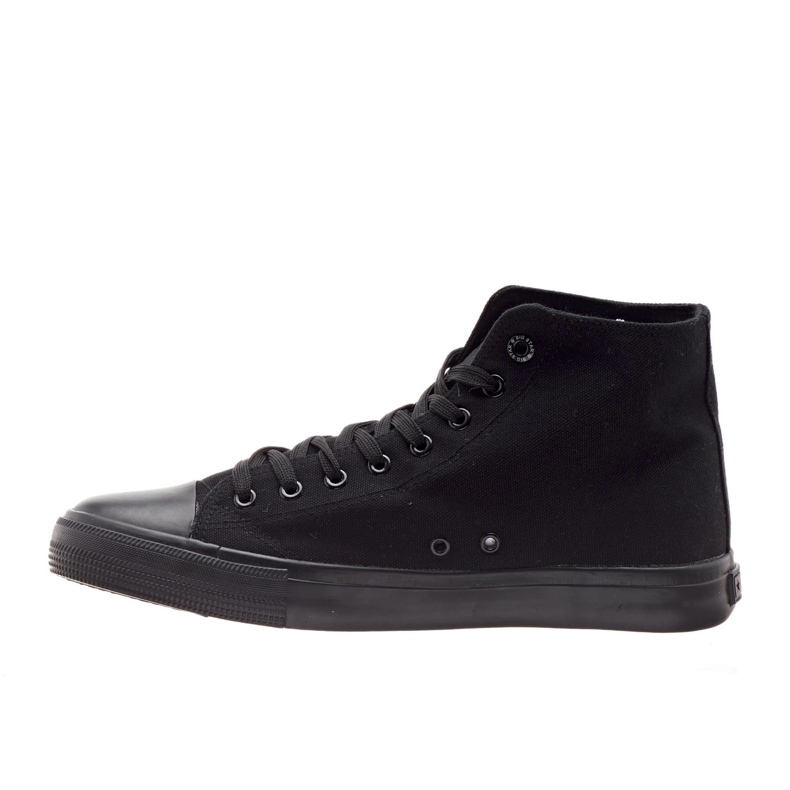 Big Star Scarpe da uomo ad alta stella ff174550 sneaker nere 1