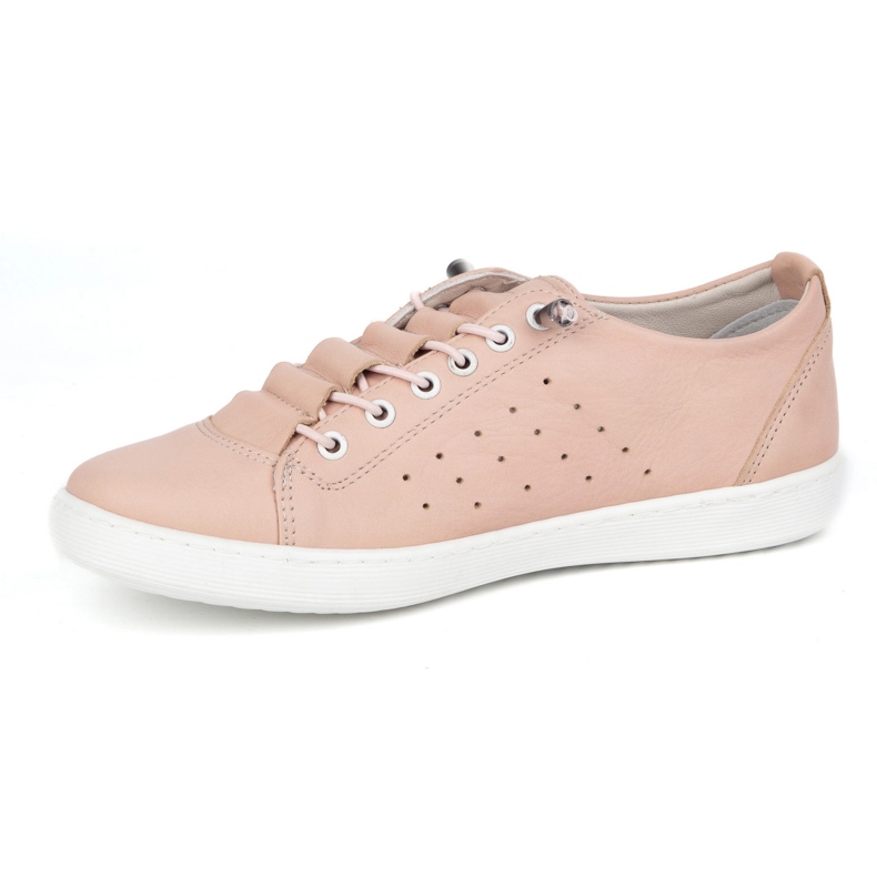 Vriston Scarpe in pelle femminile 081 in polvere rosa 1