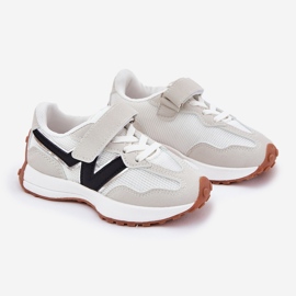 Scarpe da ginnastica con velcro per bambini, grigie grigio 1