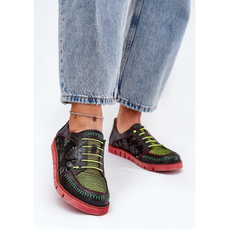 Scarpe in pelle da donna Maciejka 06784-20 Nero 2