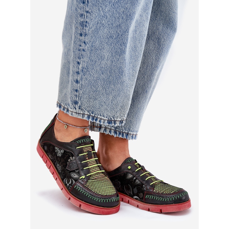 Scarpe in pelle da donna Maciejka 06784-20 Nero 1