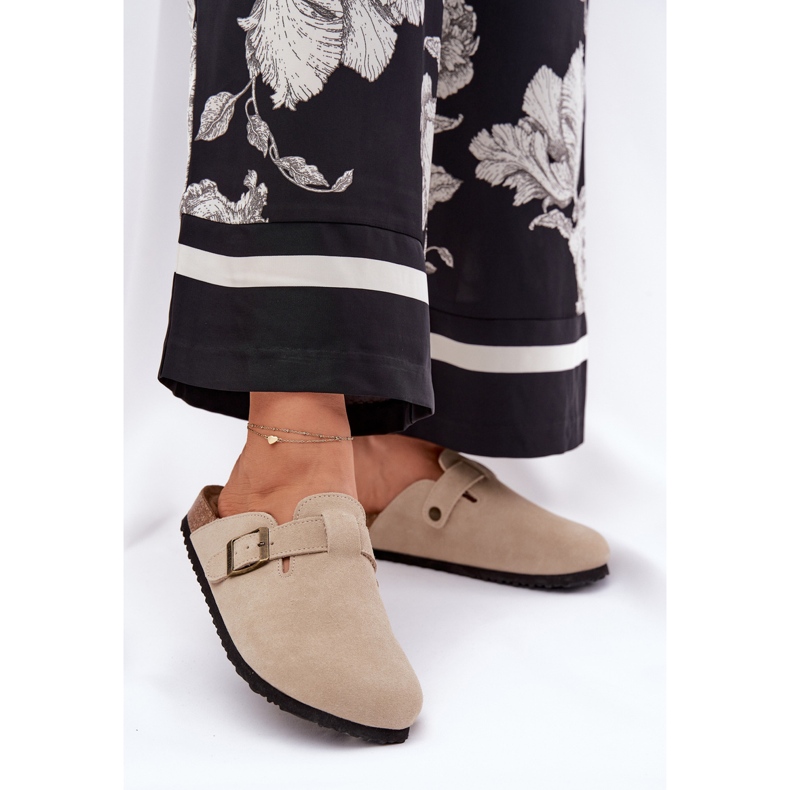 Big Star SIGHT FLIP -Flops Oschi femminili con una grande stella RR274A385 BEIGE Fibbia 2