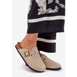 Big Star SIGHT FLIP -Flops Oschi femminili con una grande stella RR274A385 BEIGE Fibbia 1
