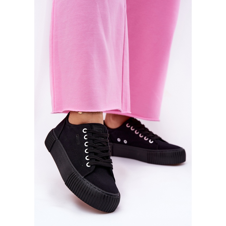 Sneakers materiale da donna Big Star RR274403 Black nero 2
