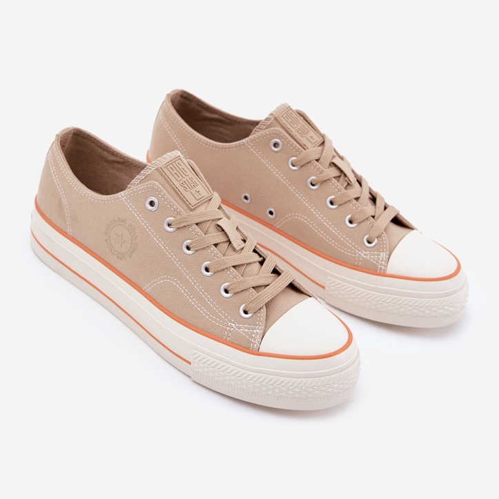 Big Star Sneaker maschili sulla piattaforma beige della grande stella RR174323 2
