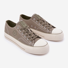 Sneaker maschili sulla piattaforma Big Star RR174325 verde 1
