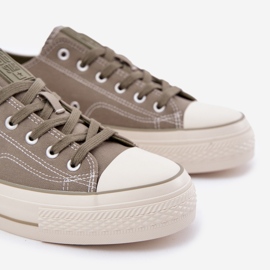 Sneaker maschili sulla piattaforma Big Star RR174325 verde 2