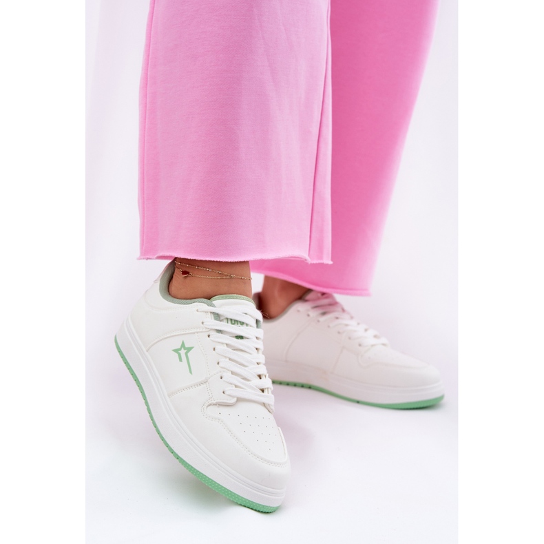 Sneaker da donna Big Star RR274A246 Sistema Hi-Poly White System bianca 2