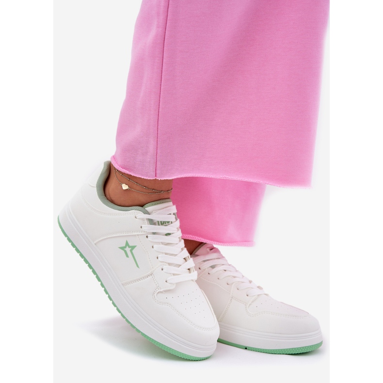 Sneaker da donna Big Star RR274A246 Sistema Hi-Poly White System bianca 1