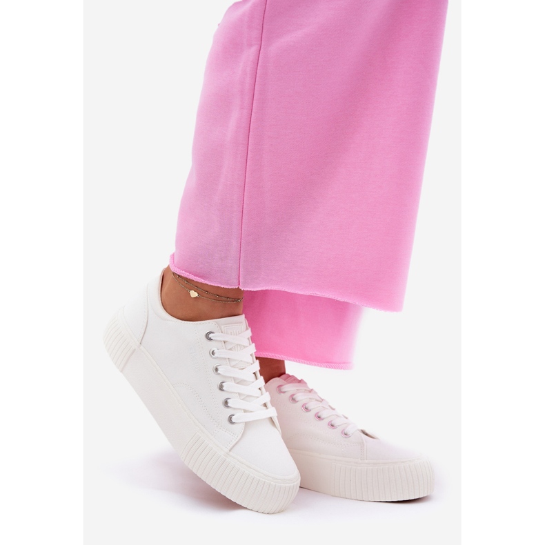 Sneaker materiale da donna Big Star RR274405 White bianca 1
