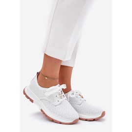 ARTIKER Scarpe in pelle da donna con Artker 54C1810 White Pin bianca 1