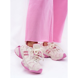 Sneaker in pelle da donna Goe RR2N4038 Pink rosa 2