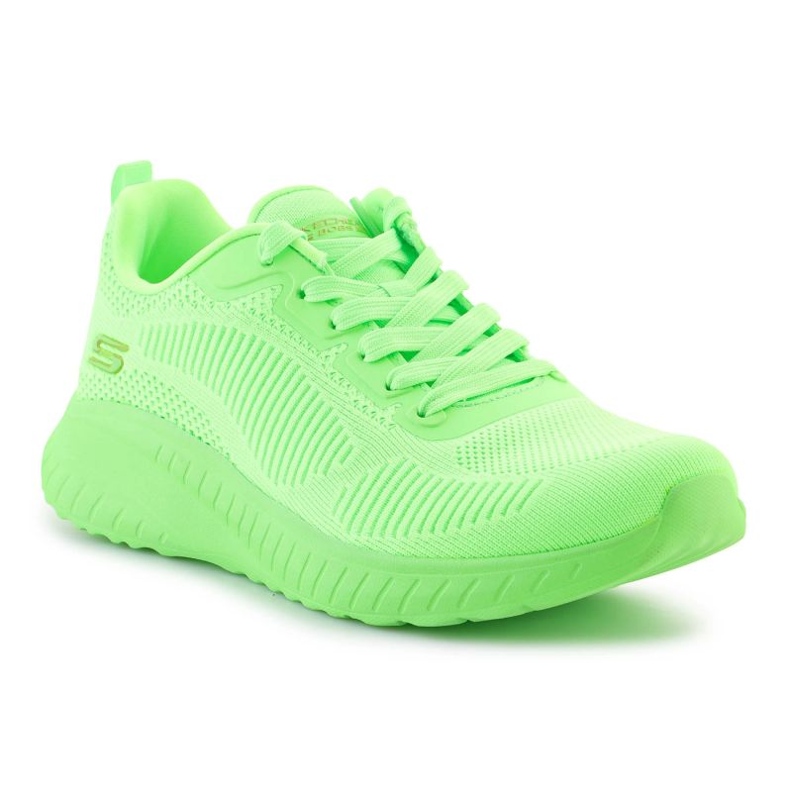 Skechers Schechers Bobs Squad Chaos-Cool Rythms 117216-Lime verde 1