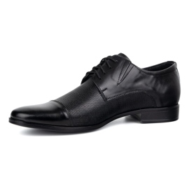 Olivier Eleganti scarpe da uomo in pelle 288t2 nero 1