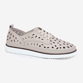 S.Barski Scarpe in pelle da donna S. Barski LR51-610 beige 2