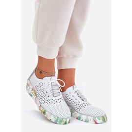 Scarpe da donna artiker 56c1799 bianco e argento 1