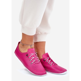 Scarpe da donna realizzate con artiker in pelle naturale 54C0830 rosa 1