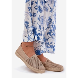 Espadrille femminili con Vinceza 13625 Braiglia Beige 1