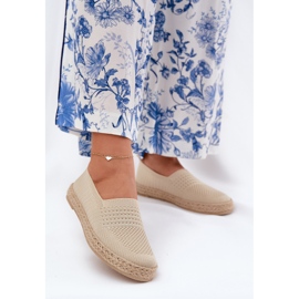 Espadrille femminili con Vinceza 13624 BEIGE BRAID 2