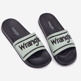 Wrangler Averell Slider Men Low 20251042.52d pantofole maschile verde chiaro 1