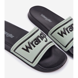 Wrangler Averell Slider Men Low 20251042.52d pantofole maschile verde chiaro 2