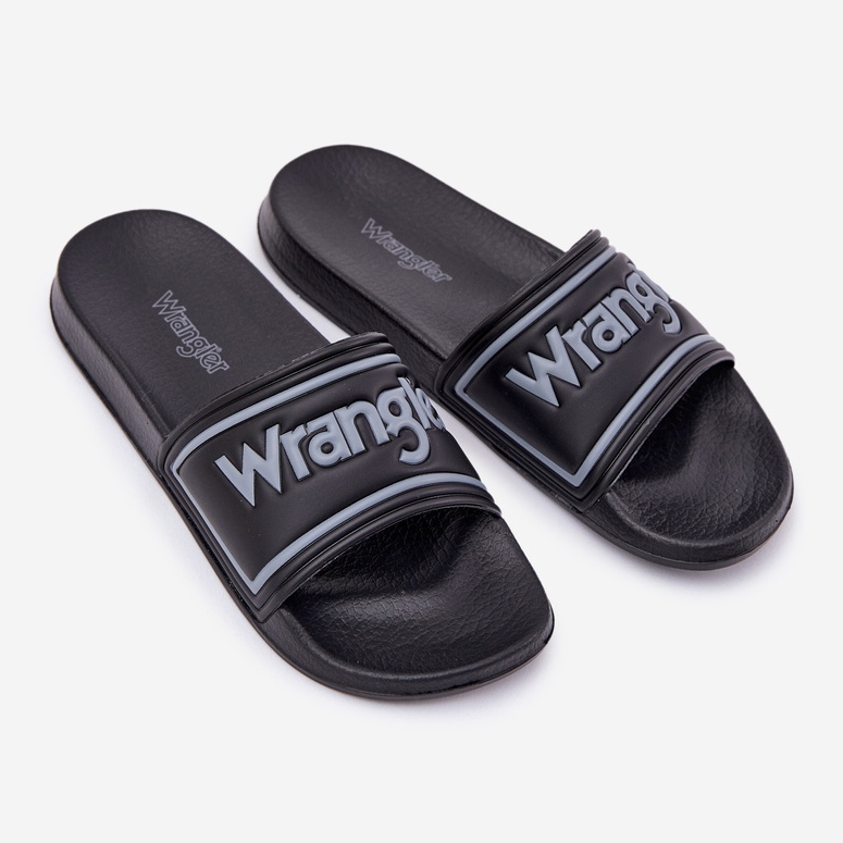 Wrangler Averell Slider Men Low 20251042.25y Slifori maschili neri nero 1