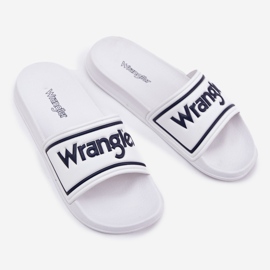 Wrangler Averell Slider Men Low 20251042.1fg White Flip -Flops bianca 1