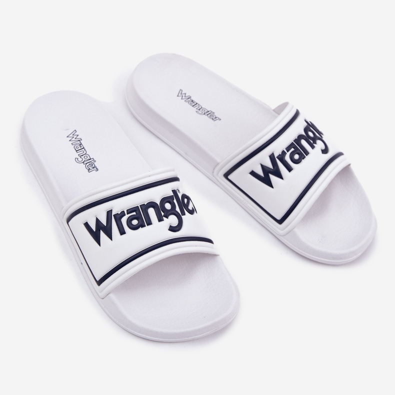 Wrangler Averell Slider Men Low 20251042.1fg White Flip -Flops bianca 1