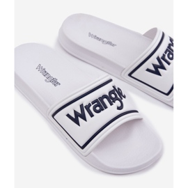 Wrangler Averell Slider Men Low 20251042.1fg White Flip -Flops bianca 2