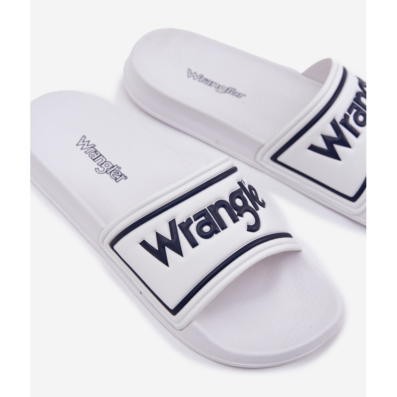 Wrangler Averell Slider Men Low 20251042.1fg White Flip -Flops bianco 2