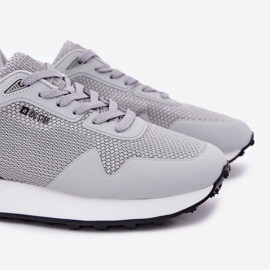 Sneaker maschili sulla Big Star RR174358 Sistema di piattaforma hi-polestri Grey System grigio 2