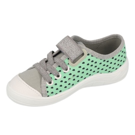 Scarpe da ginnastica per bambini Befado 251X189 verde-grigio 1