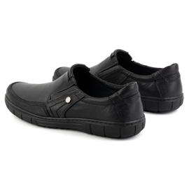 Olivier Scarpe da uomo in pelle 790MP nere nero 4