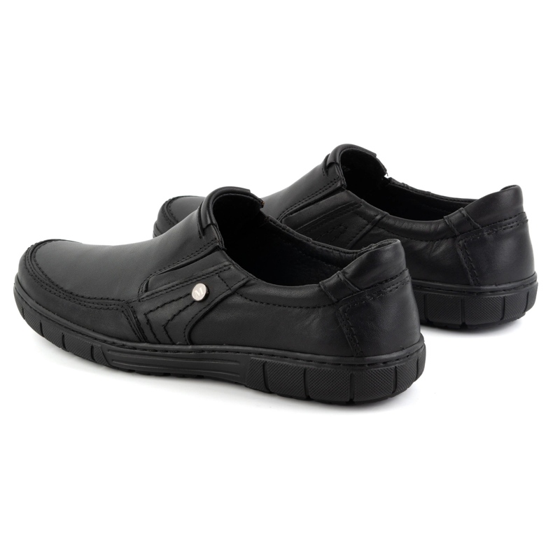 Olivier Scarpe da uomo in pelle 790MP nere nero 4