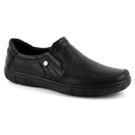 Olivier Scarpe da uomo in pelle 790MP nere nero 2