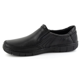Olivier Scarpe da uomo in pelle 790MP nere nero 1
